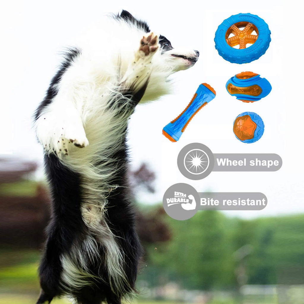 🐶 Jouet à mâcher sonore pour chiens – Réduit l'ennui et protège vos affaires