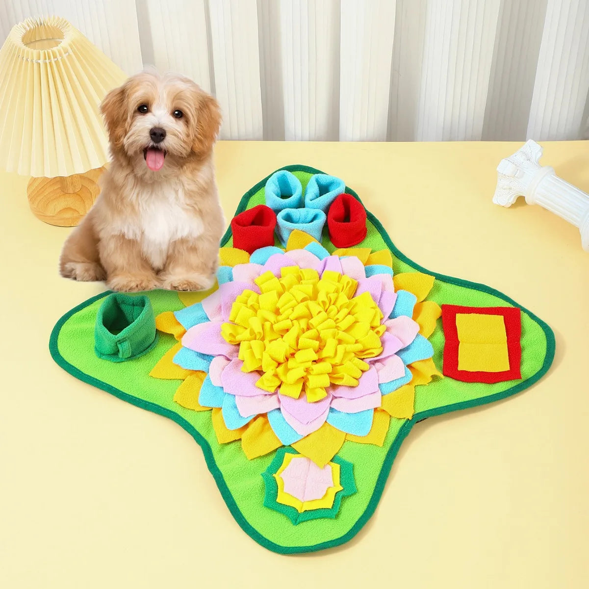 🐶 Tapis interactif pour chiens – Réduit le stress et stimule leur esprit