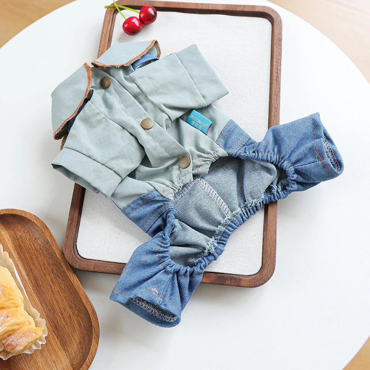 🐶 Vêtements en jean pour chiens style salopette | Confortable, respirant et look moderne ⭐ 4.8/5 (1 200+ clients)