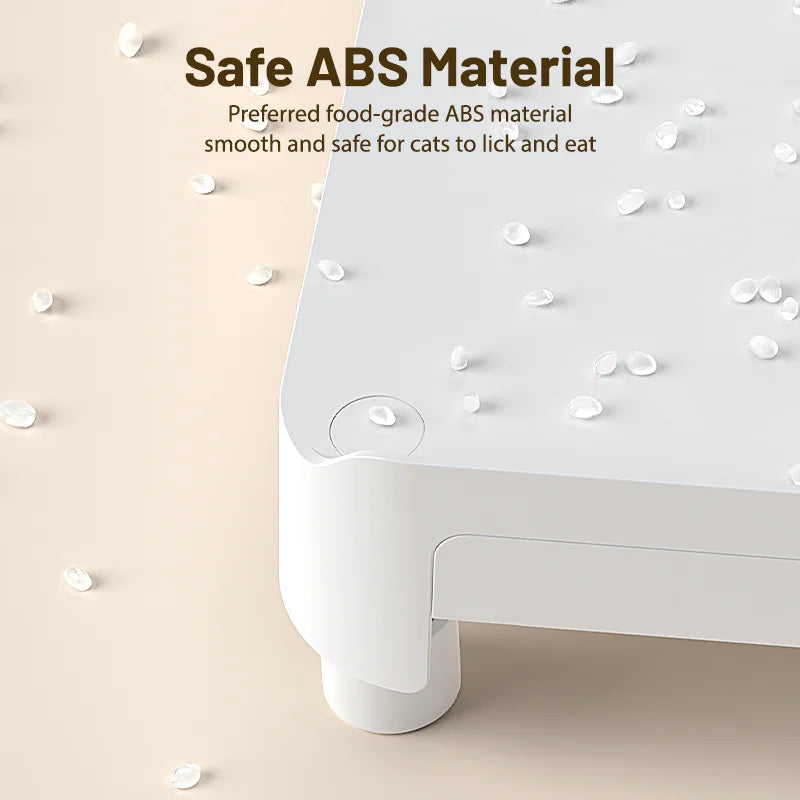 ROJECO Gamelle multifonction surélevée pour animaux de compagnie, mangeoire simple et double, distributeur de nourriture à hauteur réglable pour chats et chiens