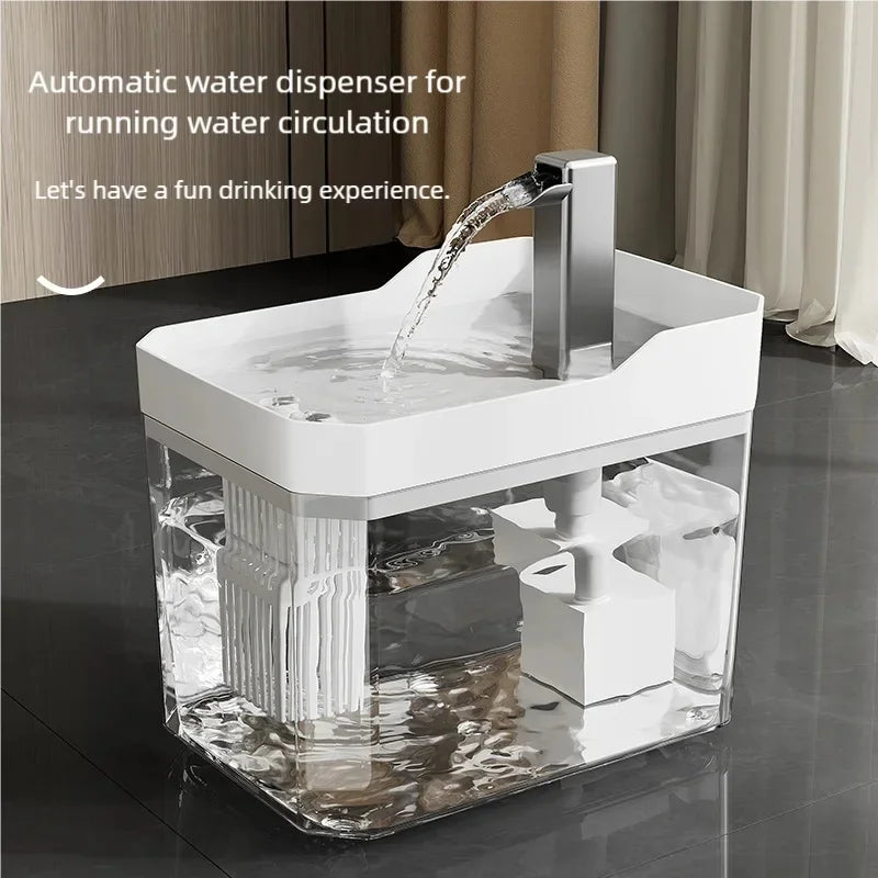 🐱 Fontaine à eau automatique pour chats | Silencieuse, filtrée et grande capacité ⭐ 4.7/5 (1 800+ clients)
