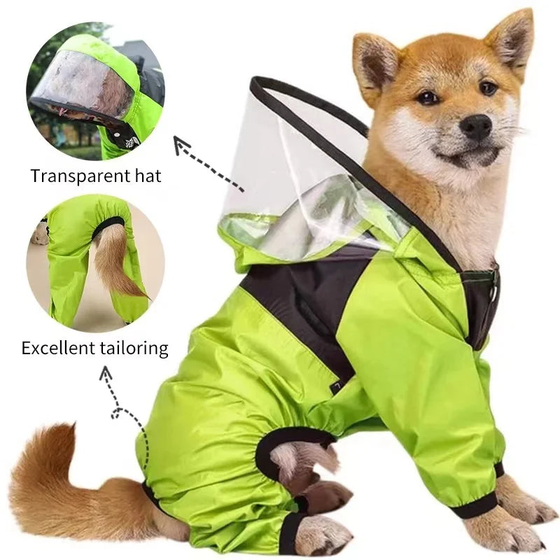 🐶 Imperméable pour chien avec protection totale – Gardez votre animal au sec même sous la pluie