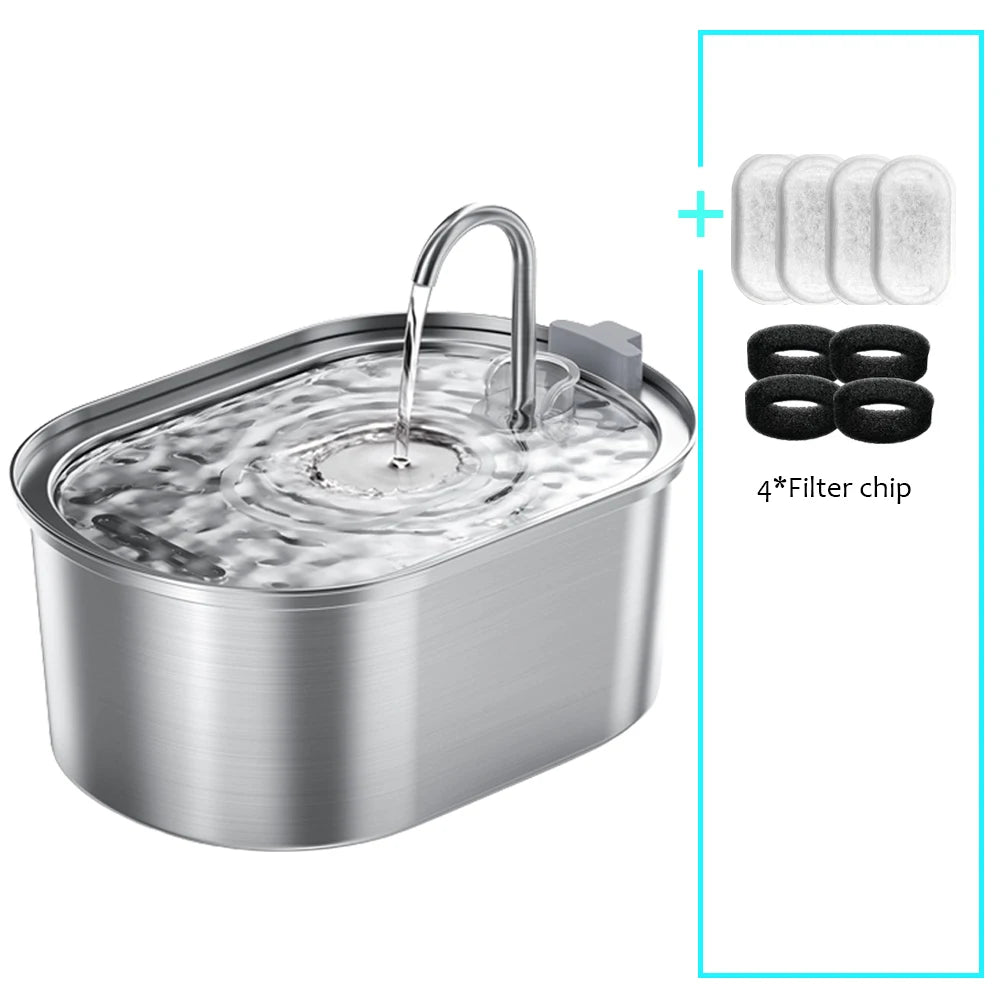 Fontaine à eau intelligente pour chat, abreuvoir automatique pour chats, distributeur d'eau pour animaux de compagnie, fontaine à boire pour chats et chiens