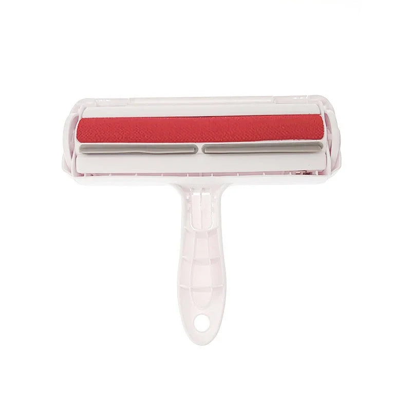 Rouleau Anti-Poils Animaux Brosse Anti-Peluche 2 Voies Chien Chat Outil Peigne Nettoyage Pratique Brosse Fourrure Chien Chat Base Maison Meubles Canapé Vêtements