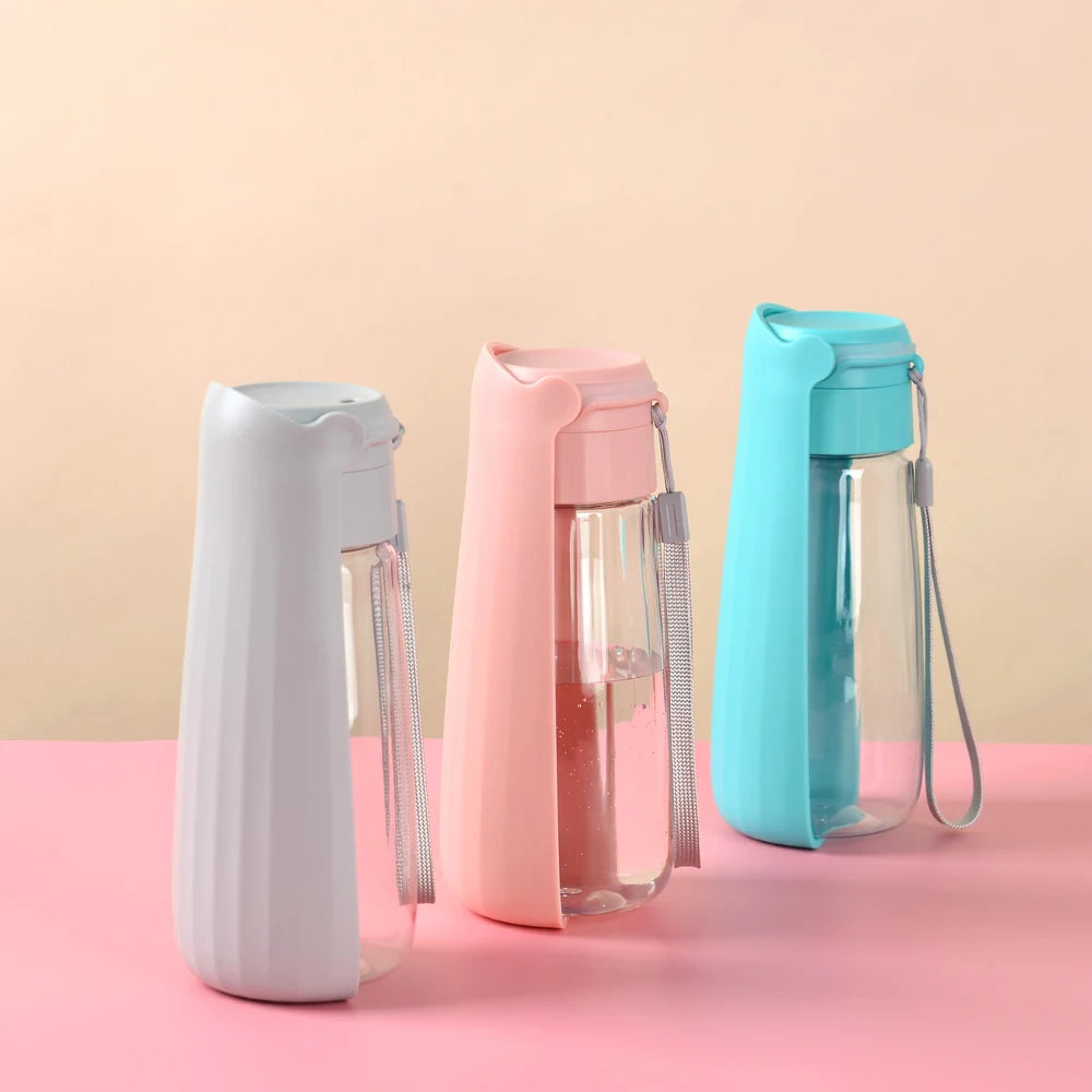 🐶 Bouteille portable pour chiens avec système anti-fuite – Hydratation facile à chaque promenade