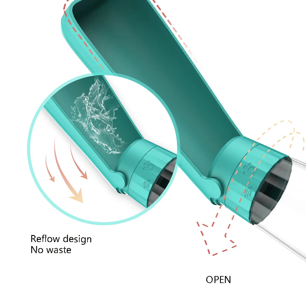 🐶 Bouteille portable pour chiens avec système anti-fuite – Hydratation facile à chaque promenade