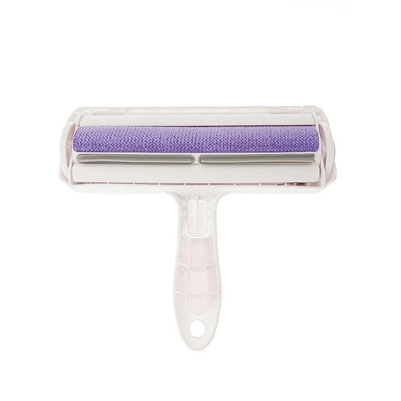 Rouleau Anti-Poils Animaux Brosse Anti-Peluche 2 Voies Chien Chat Outil Peigne Nettoyage Pratique Brosse Fourrure Chien Chat Base Maison Meubles Canapé Vêtements