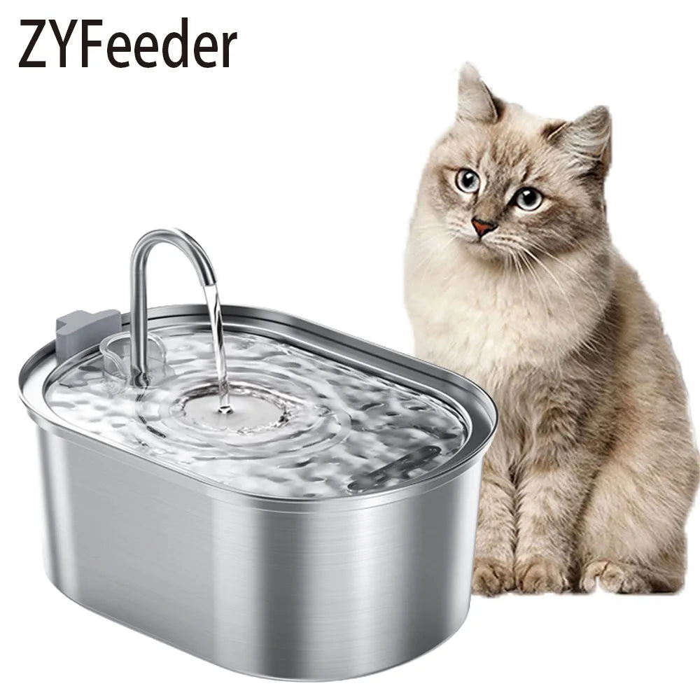 Fontaine à eau intelligente pour chat, abreuvoir automatique pour chats, distributeur d'eau pour animaux de compagnie, fontaine à boire pour chats et chiens