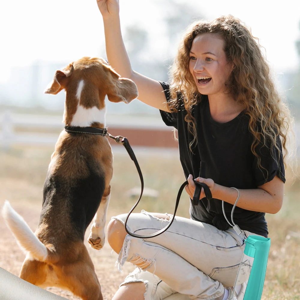 🐶 Bouteille portable pour chiens avec système anti-fuite – Hydratation facile à chaque promenade