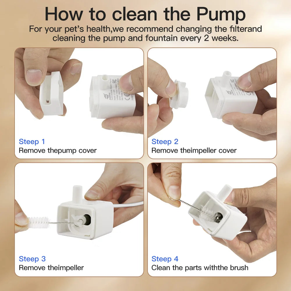 🐱 Fontaine à eau automatique pour chats 2.2L | Silencieuse, filtrée et toujours fraîche ⭐ 4.8/5 (plus de 2 300 clients)