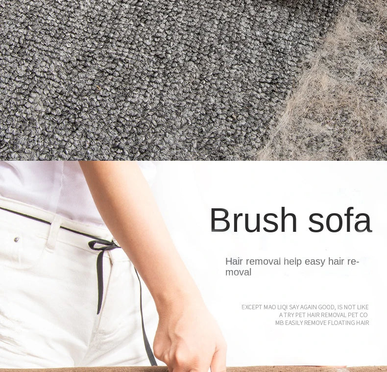 Pet Hair Roller Remover Lint Brush 2-Way Dog Cat Comb Tool Convenient Cleaning Dog Cat Fur Brush Base Home Furniture Sofa Clothes