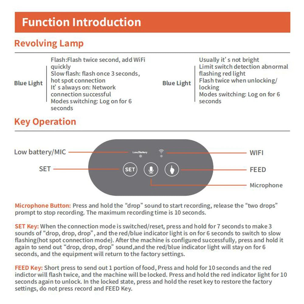 Distributeur automatique de nourriture Tuya Smart APP pour chiens et chats, adapté aux chiens et chats de petite et moyenne taille, alimentation à distance par téléphone portable