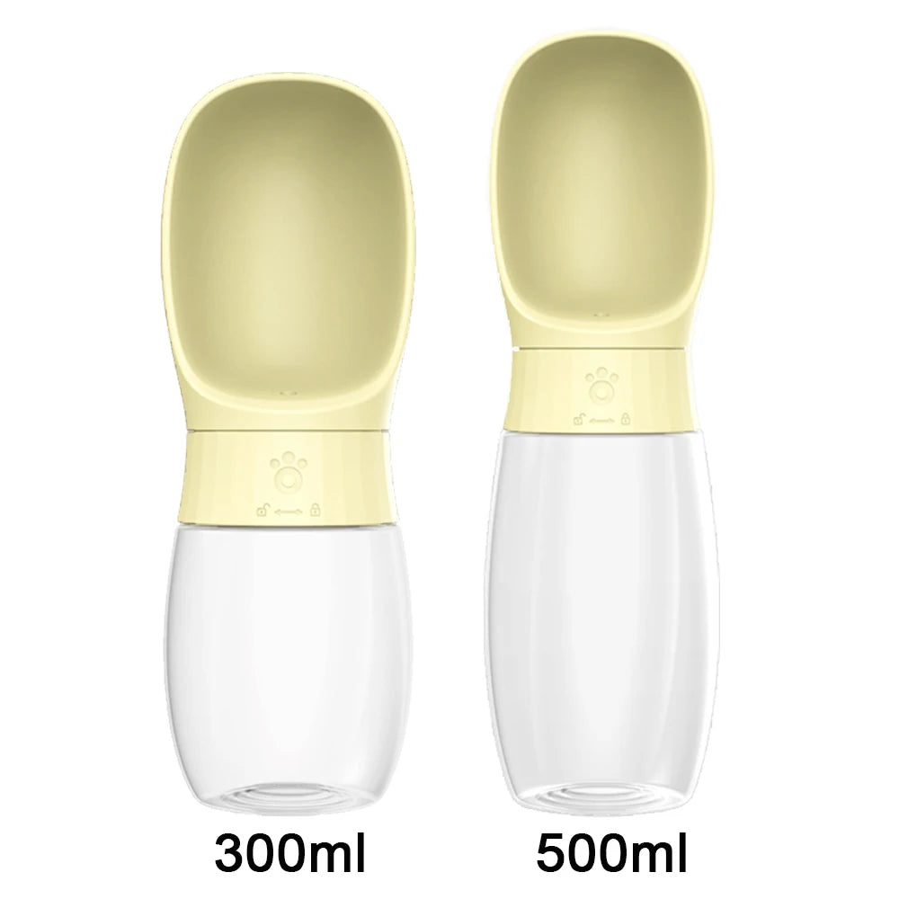 🐶 Bouteille d'eau portable pour chiens 300ml / 500ml – Idéale pour les longues promenades et les voyages