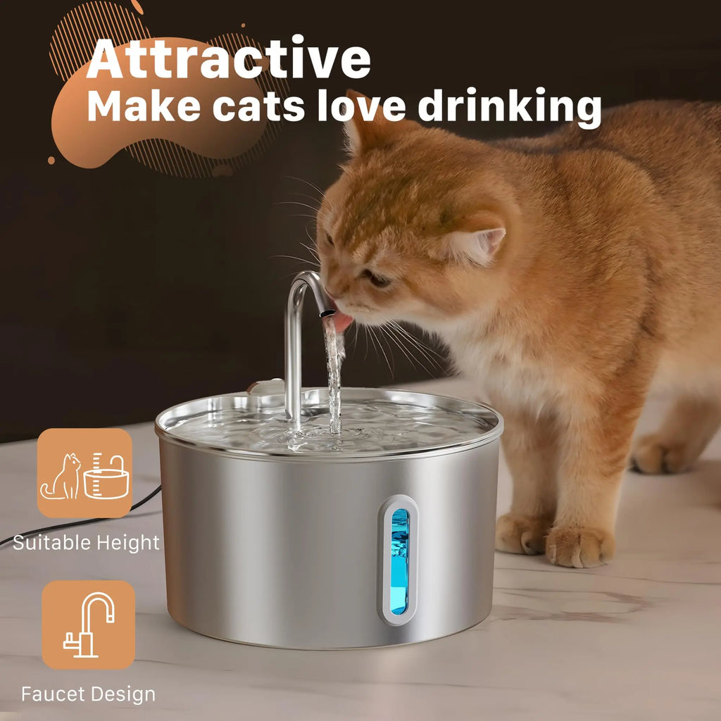 Fontaine à eau automatique pour animaux de compagnie 4,5L TuYa APP, version à bouton, distributeur intelligent automatique de nourriture sèche pour chats et chiens