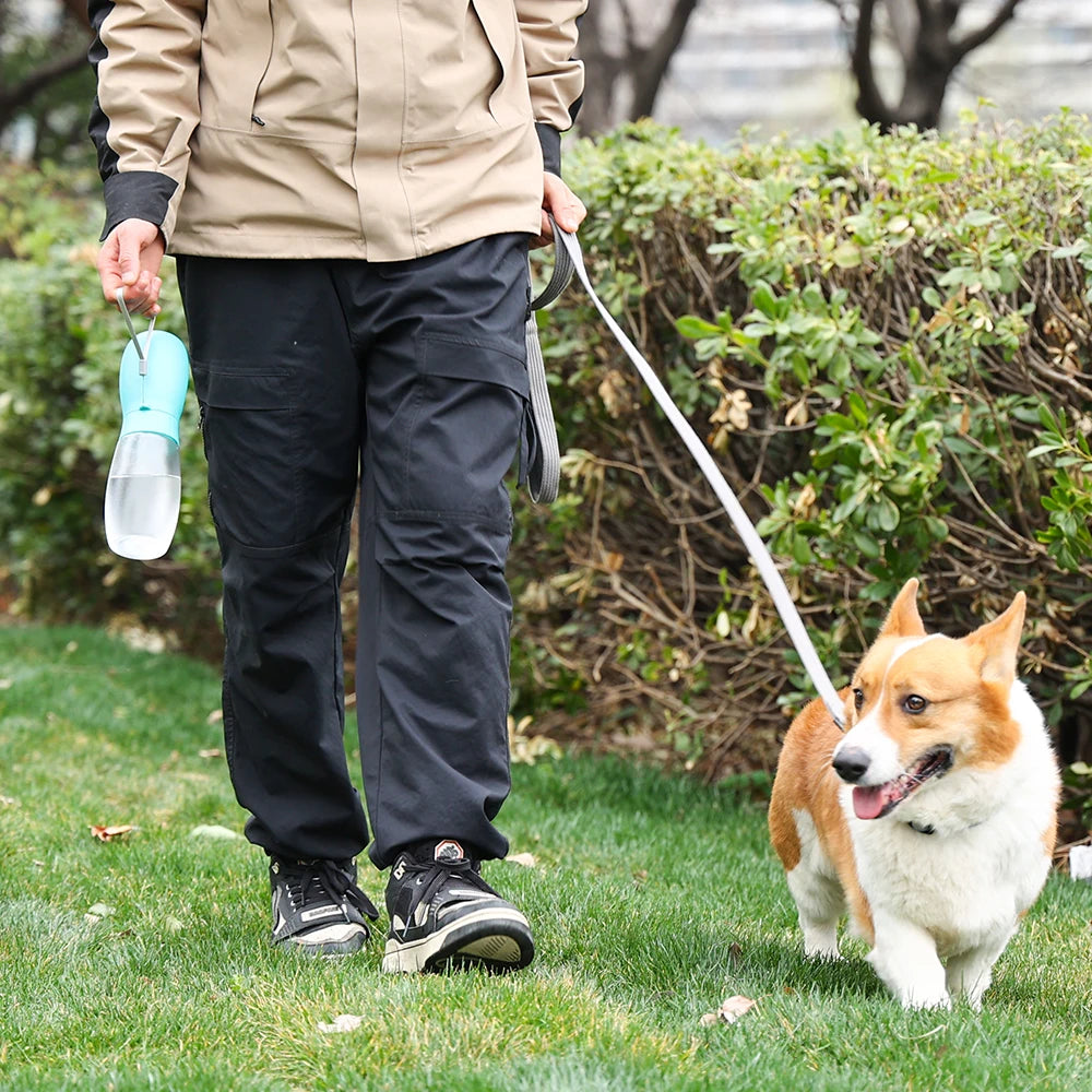 🐶 Portable Dog Water Bottle 300ml / 500ml – Ideal for Long Walks and Travel
