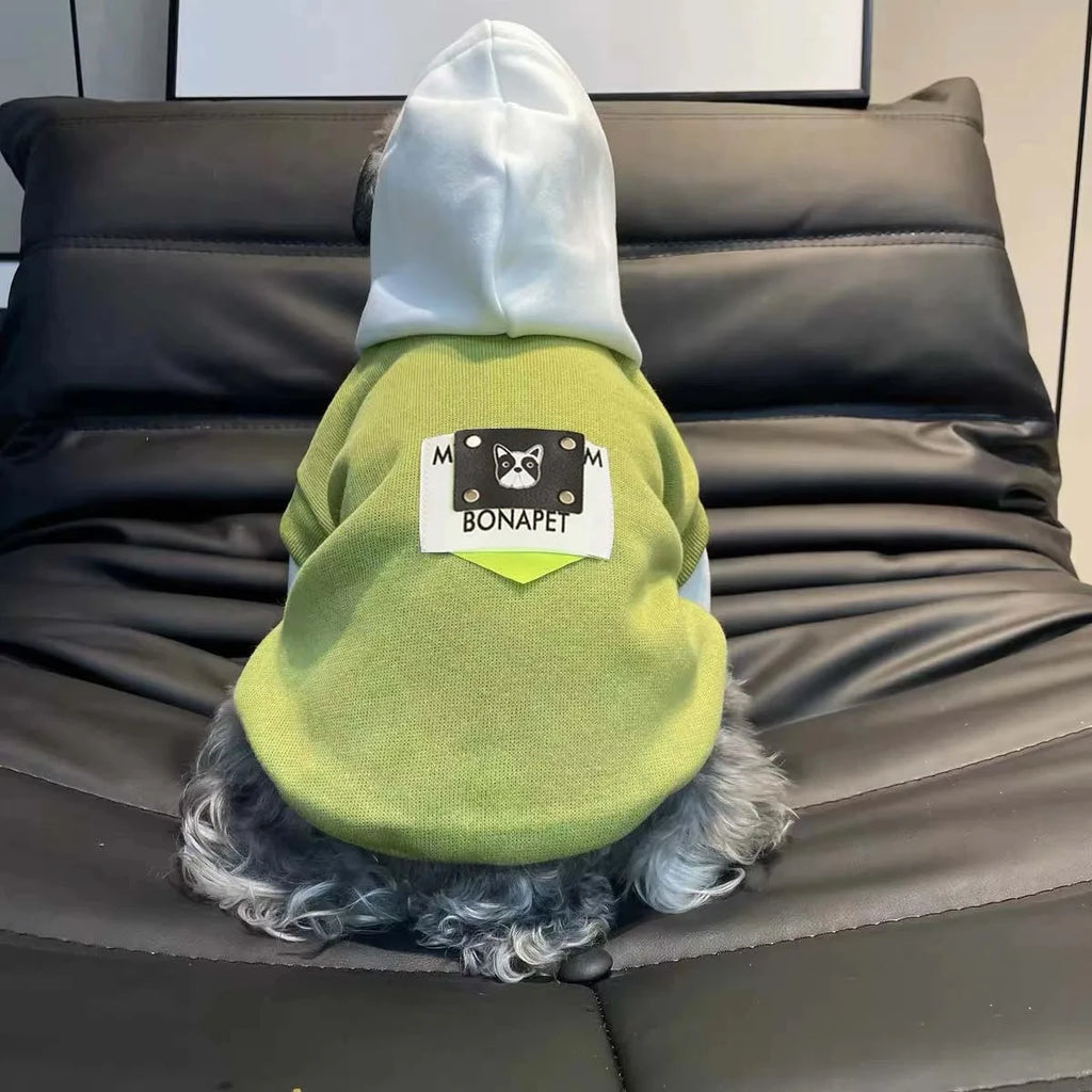 Dog Clothes Winter Dog Hooded Sweatshirt Warm French Bulldog Puppy Coats for Small Medium Dogs Pet Costume Chihuahua Pug