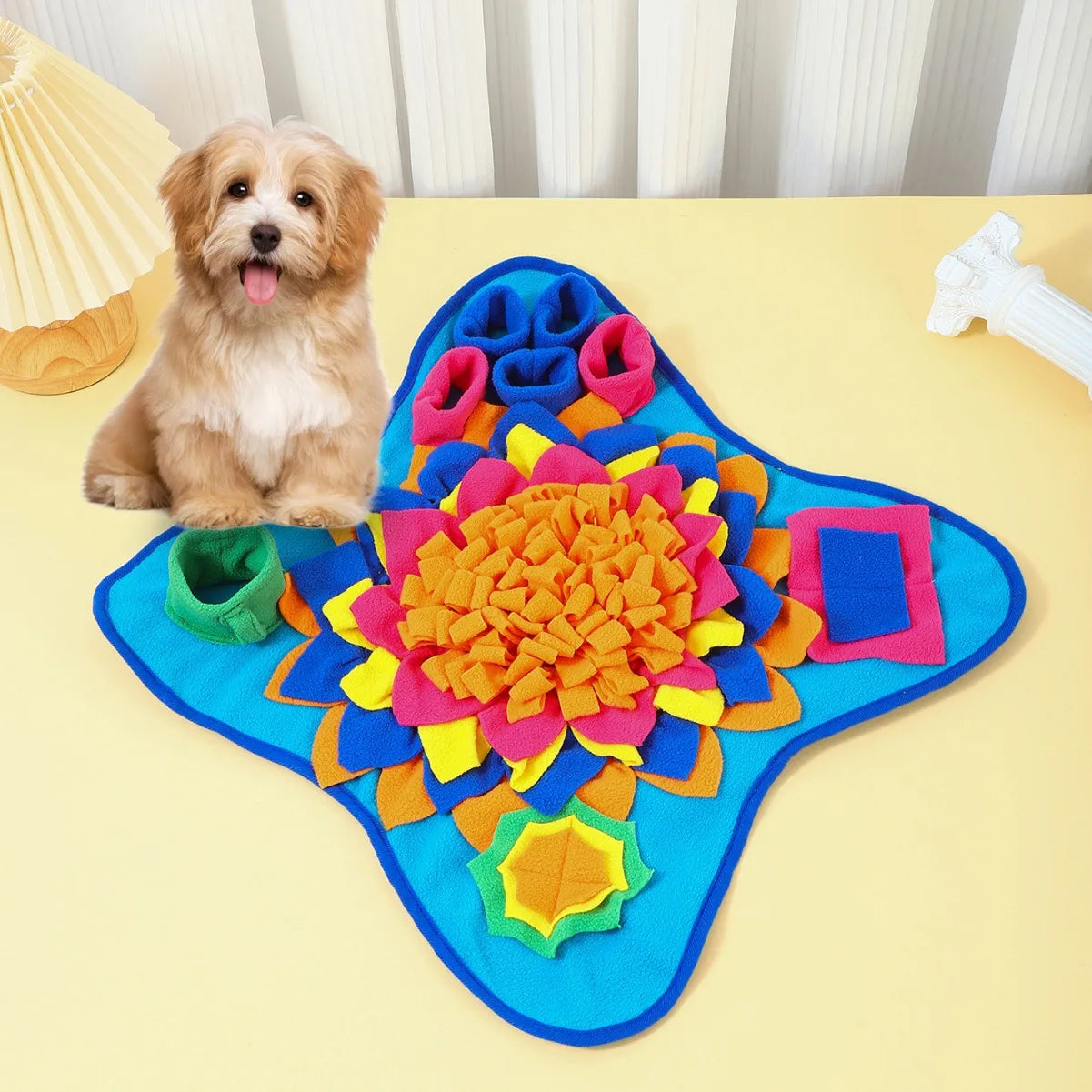 🐶 Tapis interactif pour chiens – Réduit le stress et stimule leur esprit