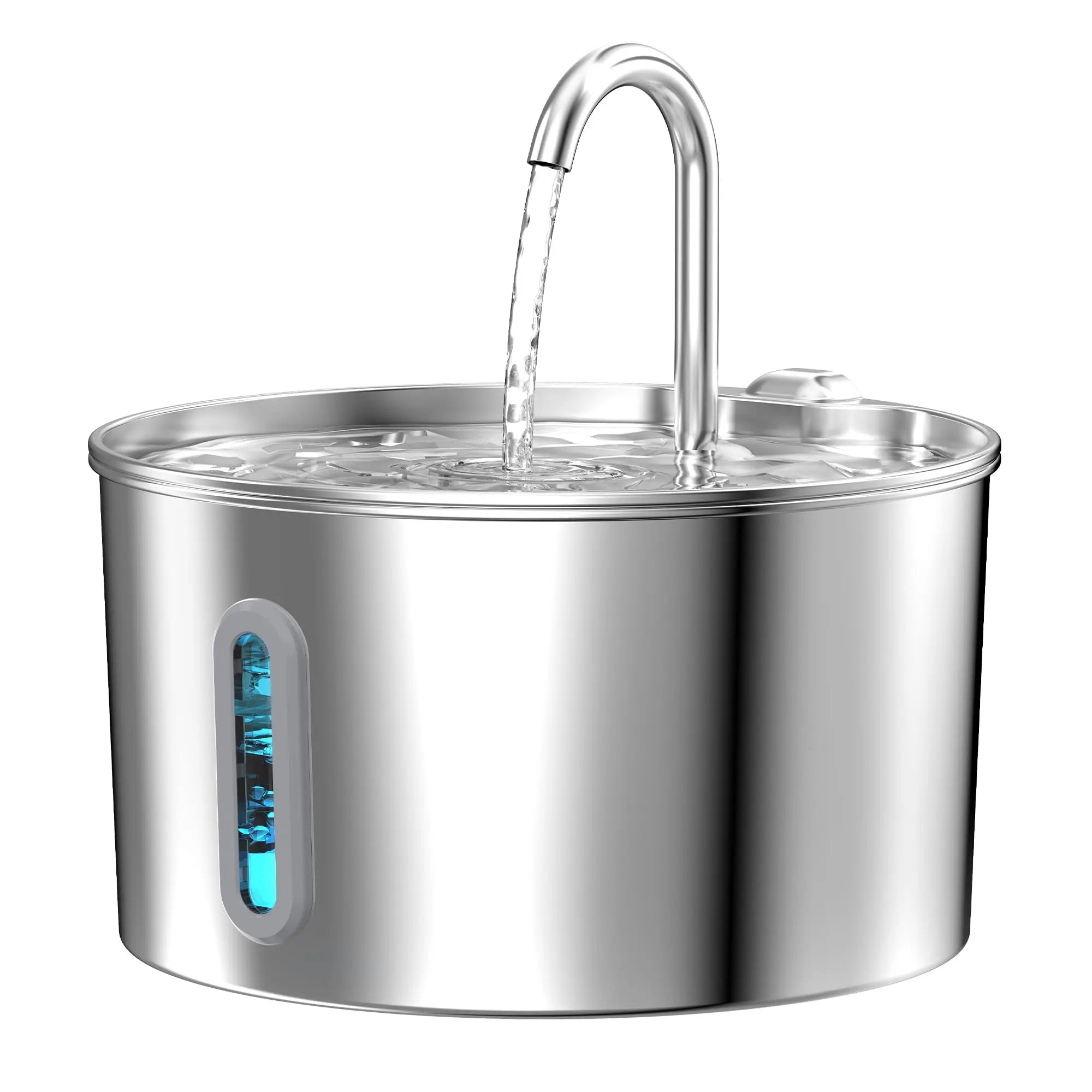 Fontaine à eau automatique pour animaux de compagnie 4,5L TuYa APP, version à bouton, distributeur intelligent automatique de nourriture sèche pour chats et chiens