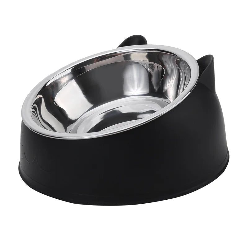 🐱 Gamelle surélevée en inox pour chats | Anti-renversement, confortable et durable ⭐ 4.8/5 (2.100+ clients)