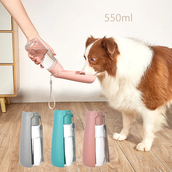 🐶 Bouteille portable pour chiens avec système anti-fuite – Hydratation facile à chaque promenade