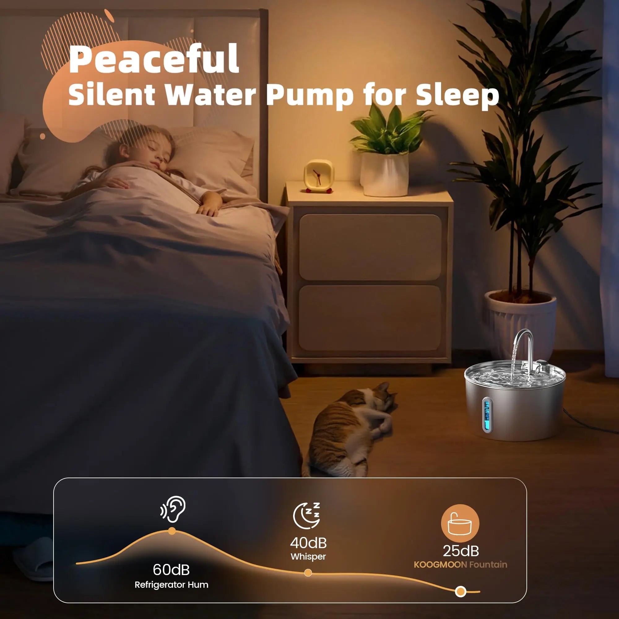 Fontaine à eau automatique pour animaux de compagnie 4,5L TuYa APP, version à bouton, distributeur intelligent automatique de nourriture sèche pour chats et chiens