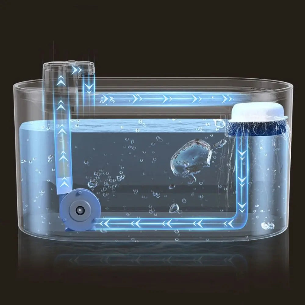 3L Pet Intelligent Water Dispenser Circulation Intelligent Cat Automatic Water Feeder USB Mute Pet Drinking Bowl Dog