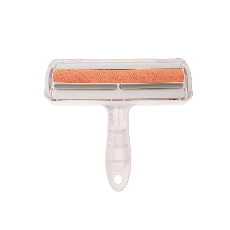 Rouleau Anti-Poils Animaux Brosse Anti-Peluche 2 Voies Chien Chat Outil Peigne Nettoyage Pratique Brosse Fourrure Chien Chat Base Maison Meubles Canapé Vêtements