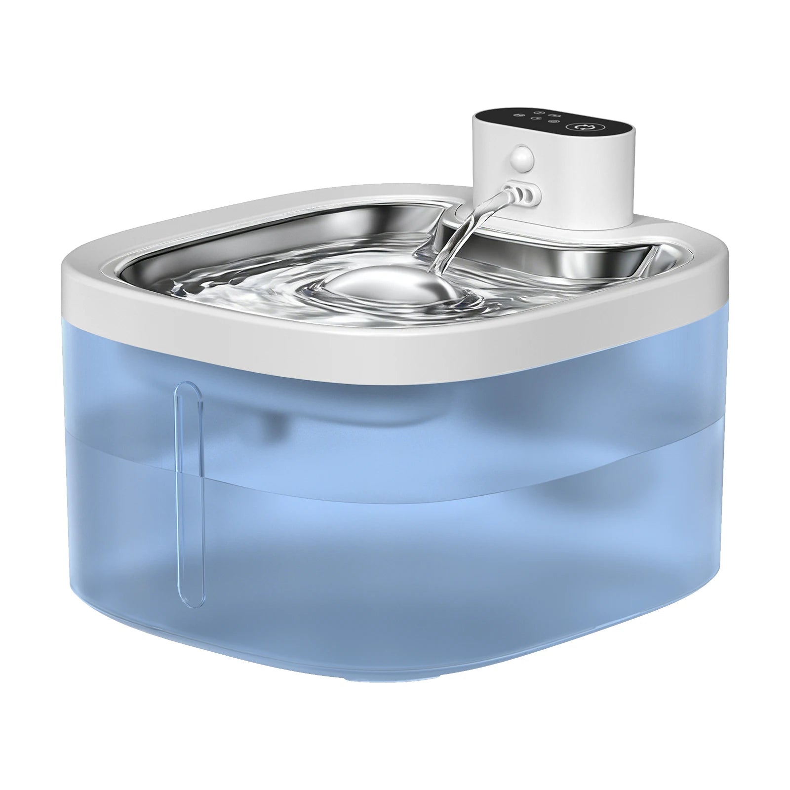 Distributeur d'eau intelligent sans fil pour animaux de compagnie, fontaine à eau automatique pour animaux de compagnie, avec filtre et pompe silencieuse, pour chien et chat, 3,5 L