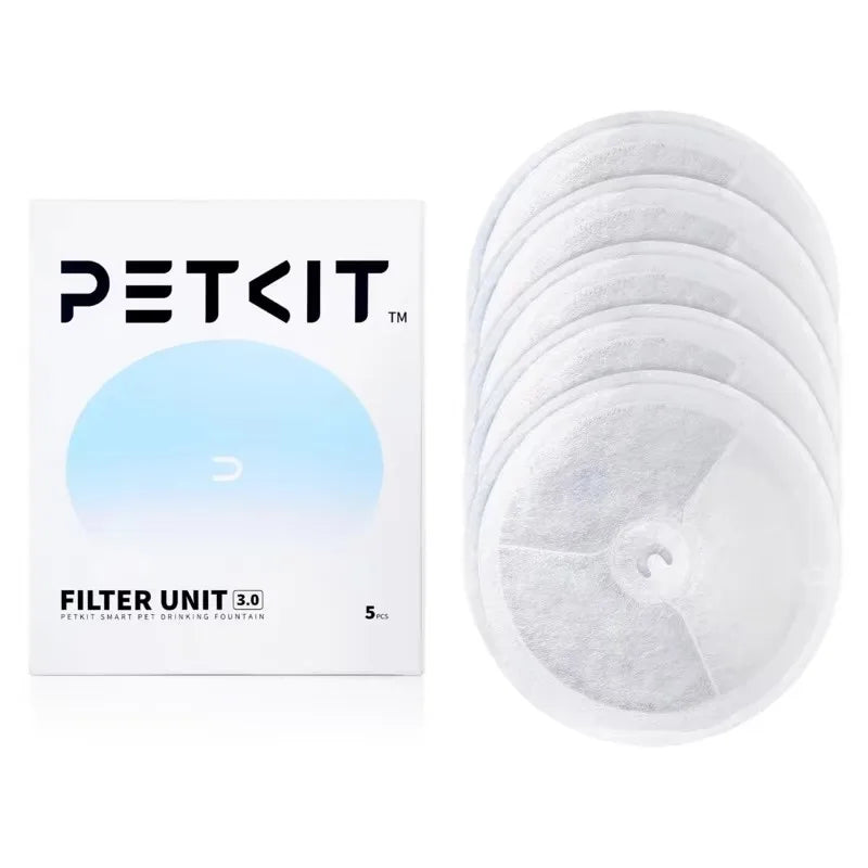 Filtres améliorés PETKIT 3.0 pour fontaines à eau pour animaux de compagnie Eversweet 2S/3/3Pro, Eversweet Solo/Solo SE et CYBERTAIL, filtre de remplacement