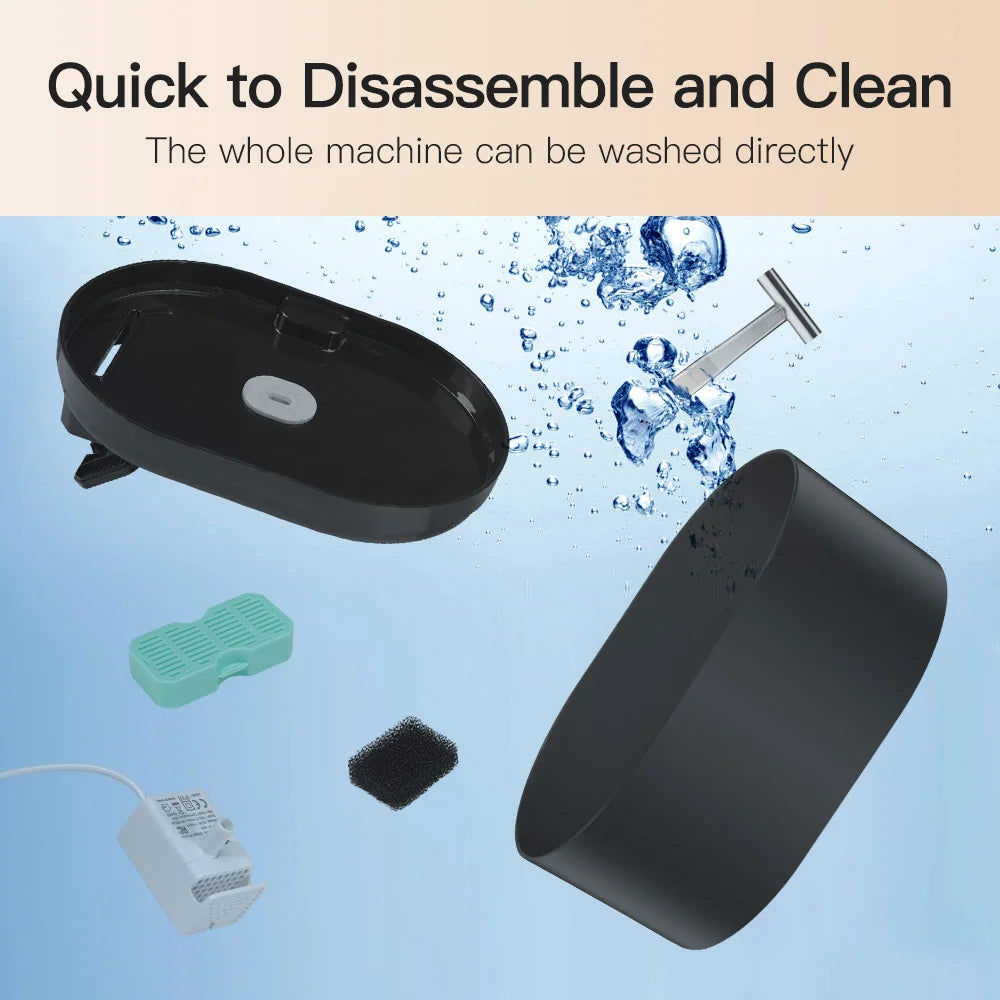 🐱 Fontaine à eau automatique pour chats 2.2L | Silencieuse, filtrée et toujours fraîche ⭐ 4.8/5 (plus de 2 300 clients)