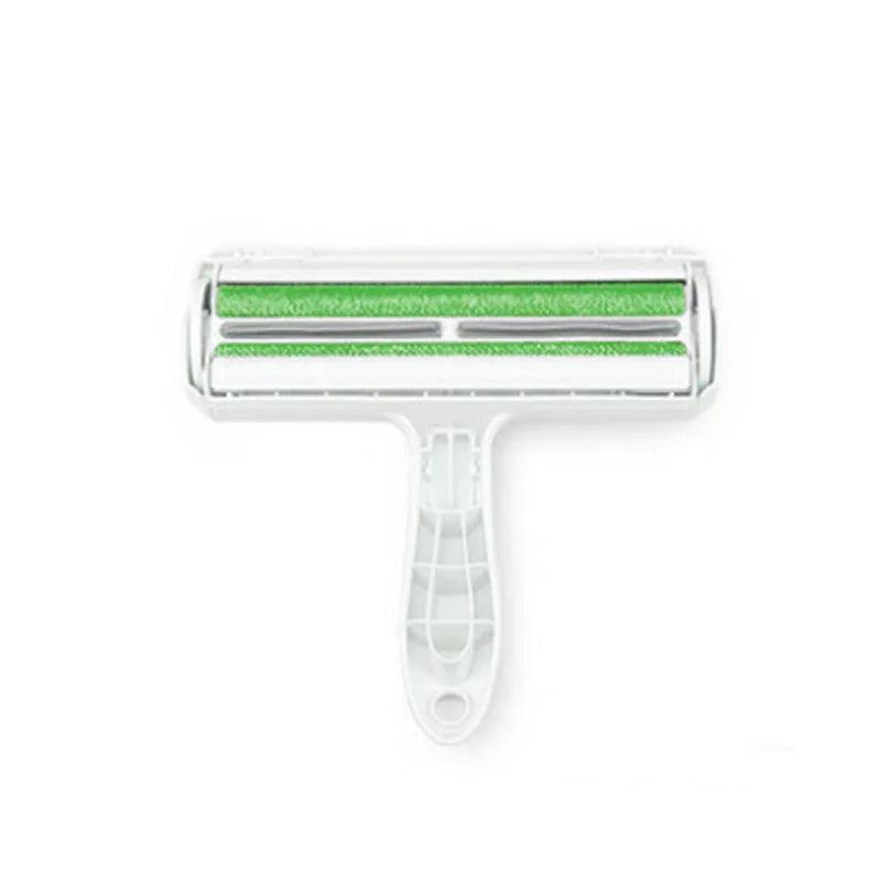 Rouleau Anti-Poils Animaux Brosse Anti-Peluche 2 Voies Chien Chat Outil Peigne Nettoyage Pratique Brosse Fourrure Chien Chat Base Maison Meubles Canapé Vêtements