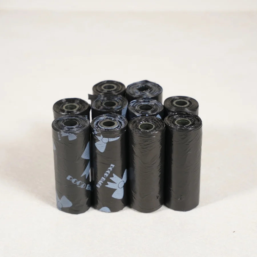 🐶 Sacs à déjections canines résistants et anti-fuites (120 unités) – Des promenades propres et sans souci