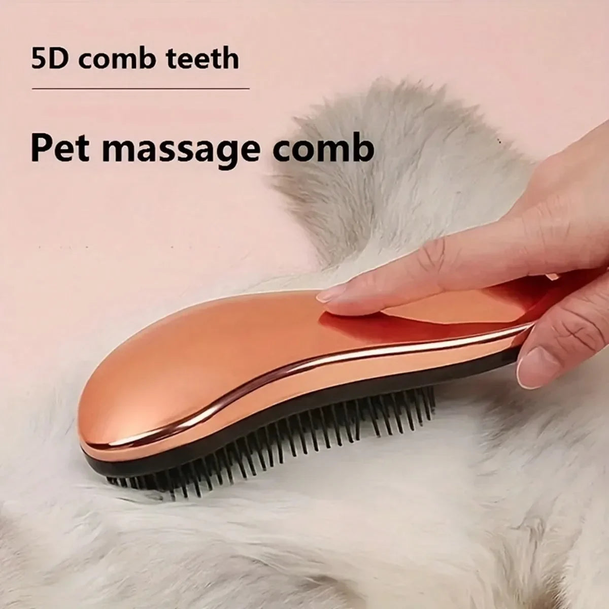 Brosse de toilettage et de massage 2 en 1 pour chien Élimine les poils et détend votre animal Parfaite pour le bain Conception flottante pour une utilisation facile