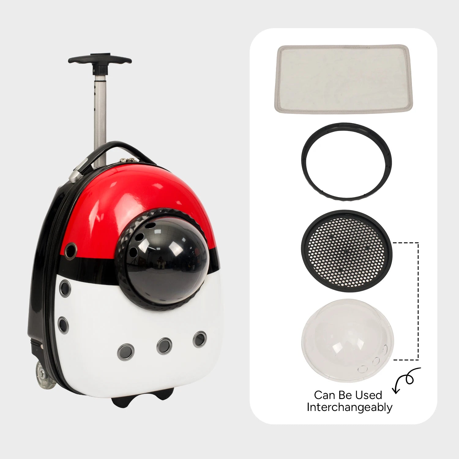 Sac à dos de transport pour chat 2 en 1, valise pour chats chiens petits chiots, sac à dos respirant pour l'extérieur, la randonnée et les voyages