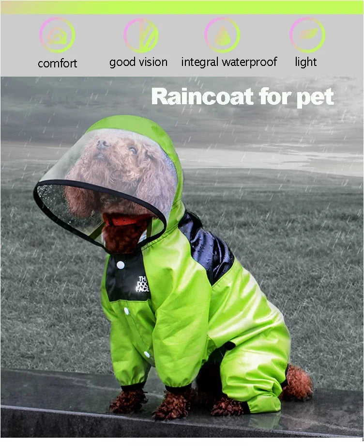 🐶 Imperméable pour chien avec protection totale – Gardez votre animal au sec même sous la pluie