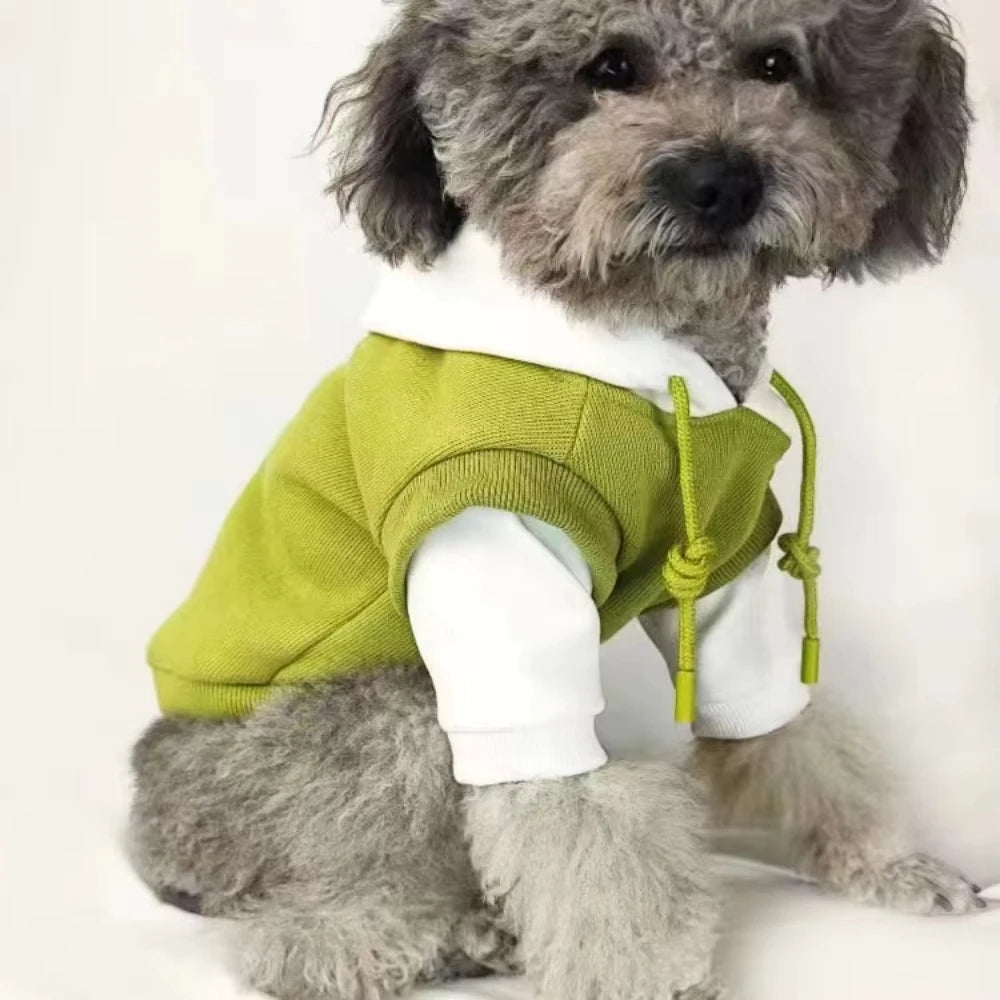 Vêtements pour chiens Hiver Chien Sweat à Capuche Chaud Bouledogue Français Chiot Manteaux pour Petits Chiens Moyens Costume pour Animaux de Compagnie Chihuahua Carlin