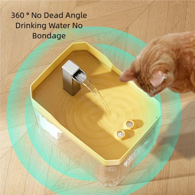 🐱 Fontaine à eau automatique pour chats | Silencieuse, filtrée et grande capacité ⭐ 4.7/5 (1 800+ clients)